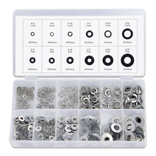 Stainless Steel Lock and Flat Washer