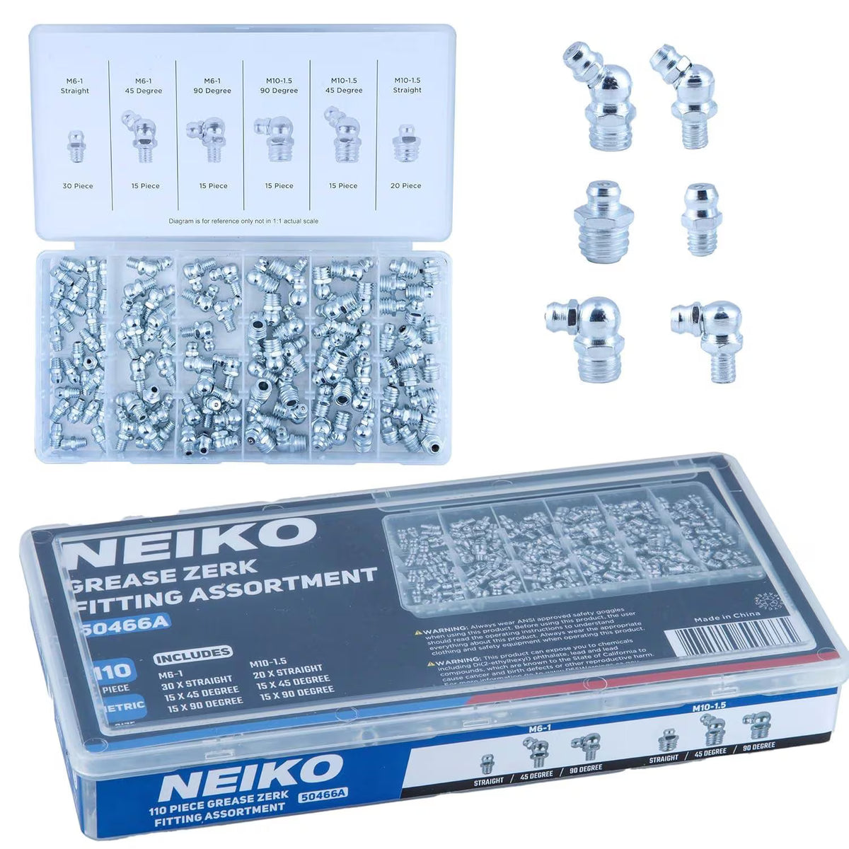 Metric Grease Fitting Assortment