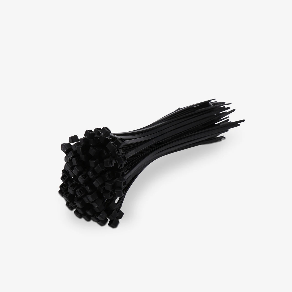 4" Light Duty Black Cable Tie Set 100 Pc. Grip