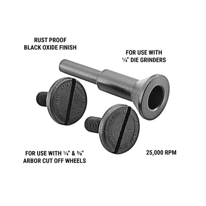 Cut-Off Wheel Arbor for Die Grinder 1/4 in