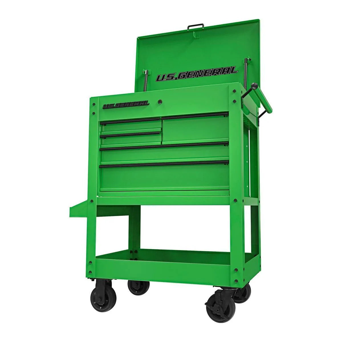 5-Drawer Mechanics Cart, Slate 30 in, U.S. GENERA