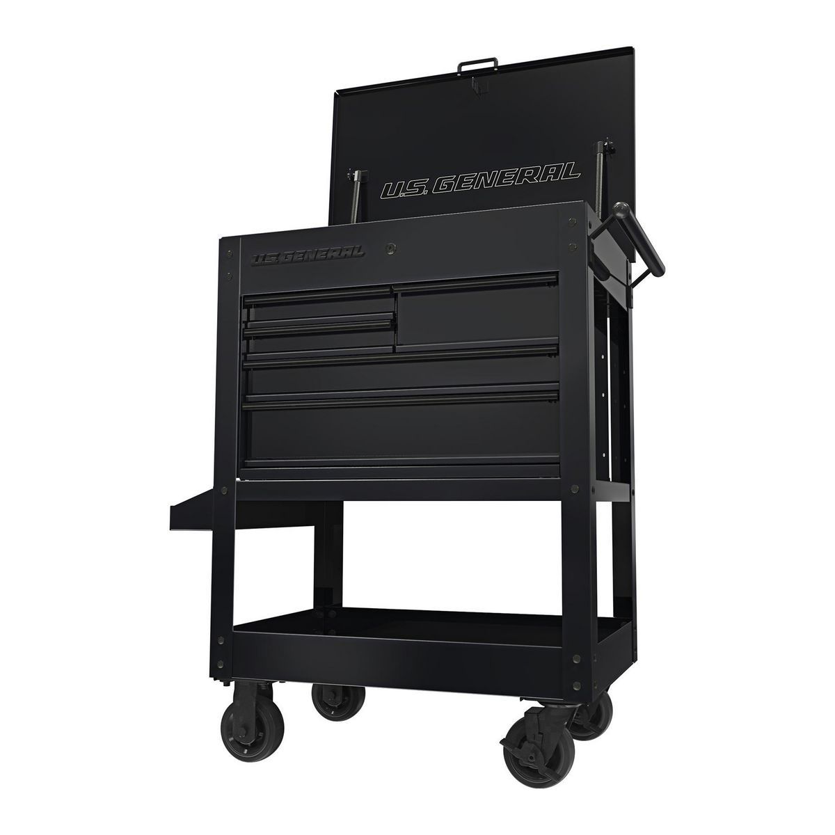 5-Drawer Mechanics Cart, Slate 30 in, U.S. GENERA