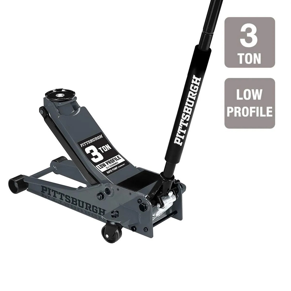 Floor Jack with 3 Ton Low-Profile