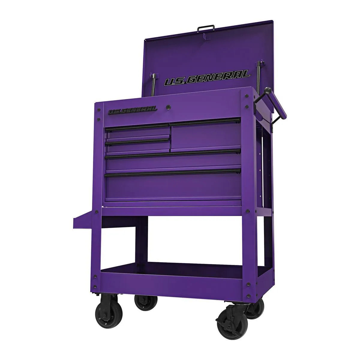 5-Drawer Mechanics Cart, Slate 30 in, U.S. GENERA