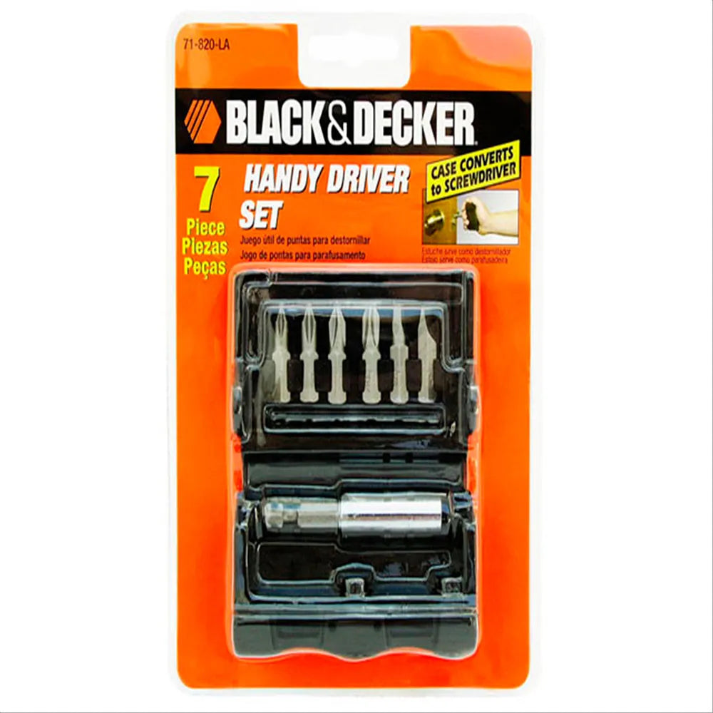 Handy Driver Set 7 Piece By BLACK & DECKER