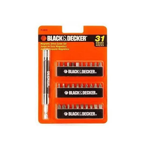 Magnetic Drive Guide Set 31 pcs. By Black & Decker