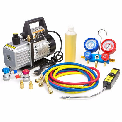 Vacuum Pump HVAC Refrigeration AC Kit