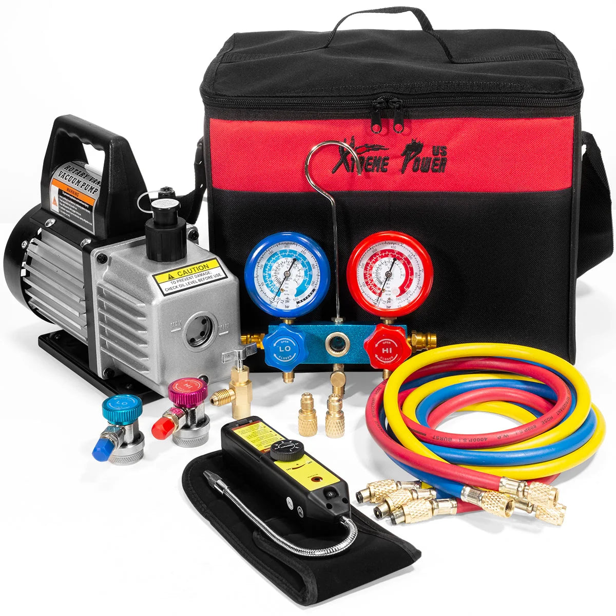 Vacuum Pump HVAC Refrigeration AC Kit