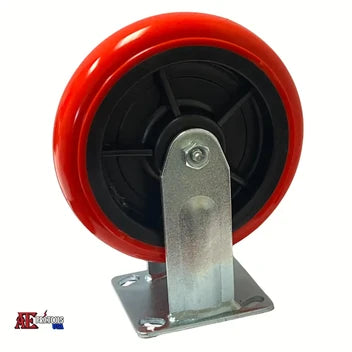 Caster Fixed Polyurethane 8" X 2" Heavy Duty