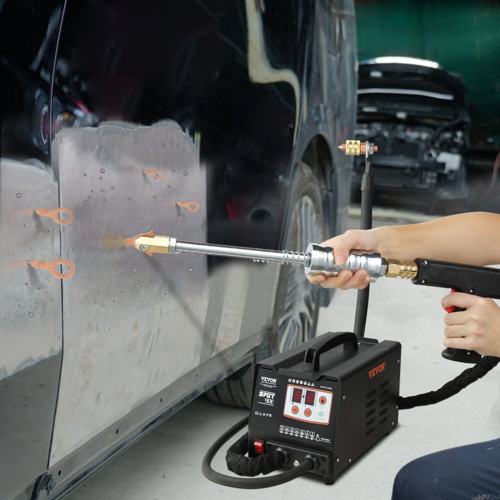 Stud Welder Dent Repair Kit, 110V Spot Welding Machine with Slide Hammer VEVOR
