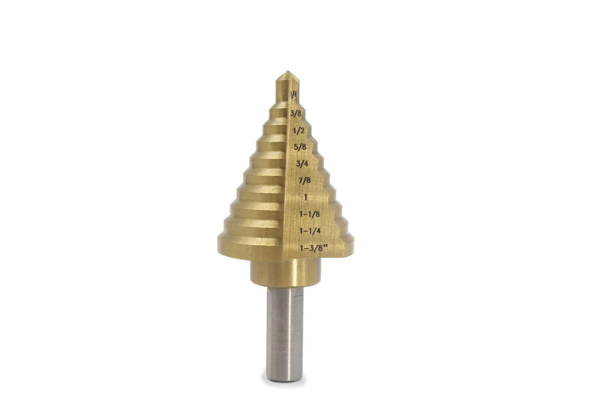 Step Drll Bit 1/4"- 1-3/8"