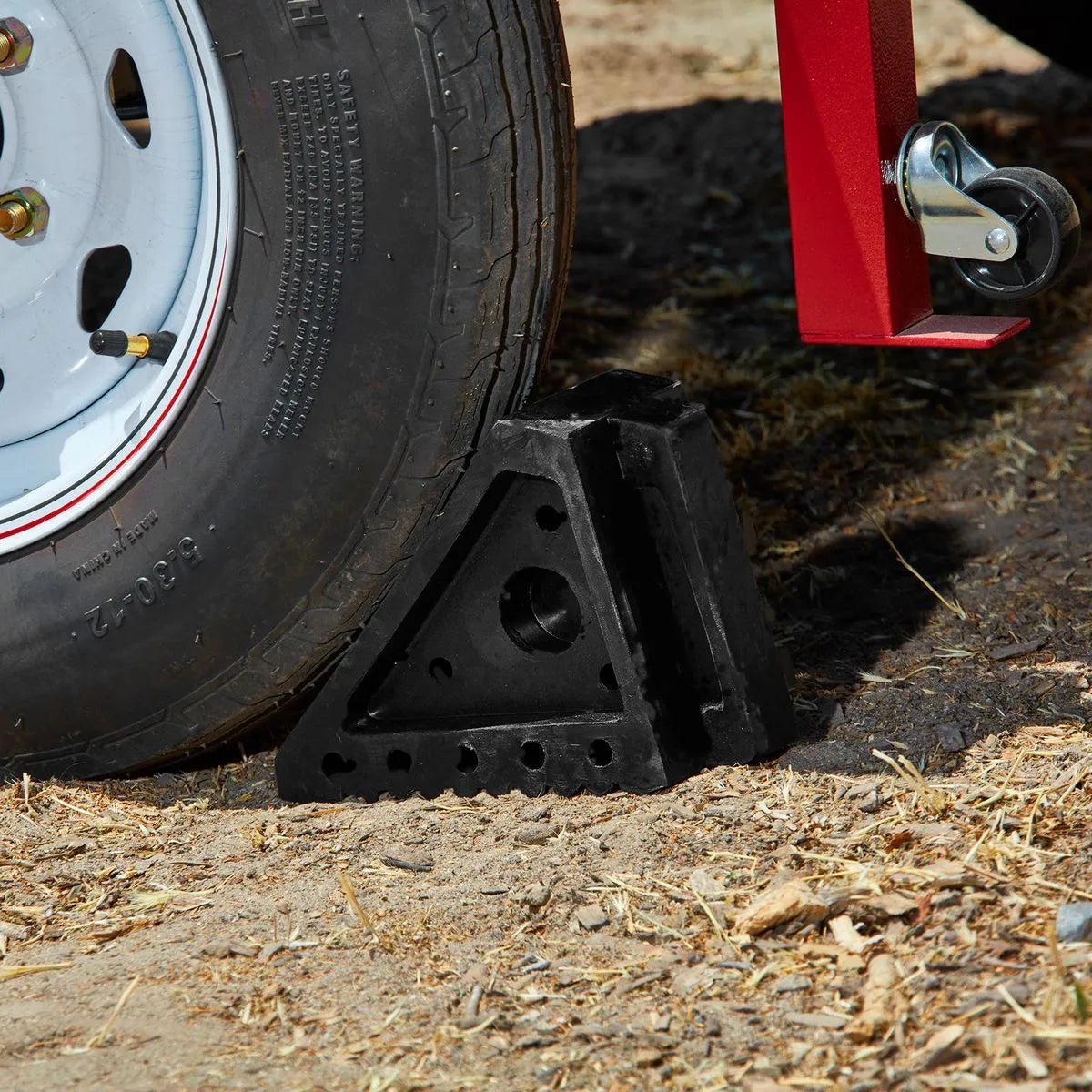 Solid Rubber Wheel Chock