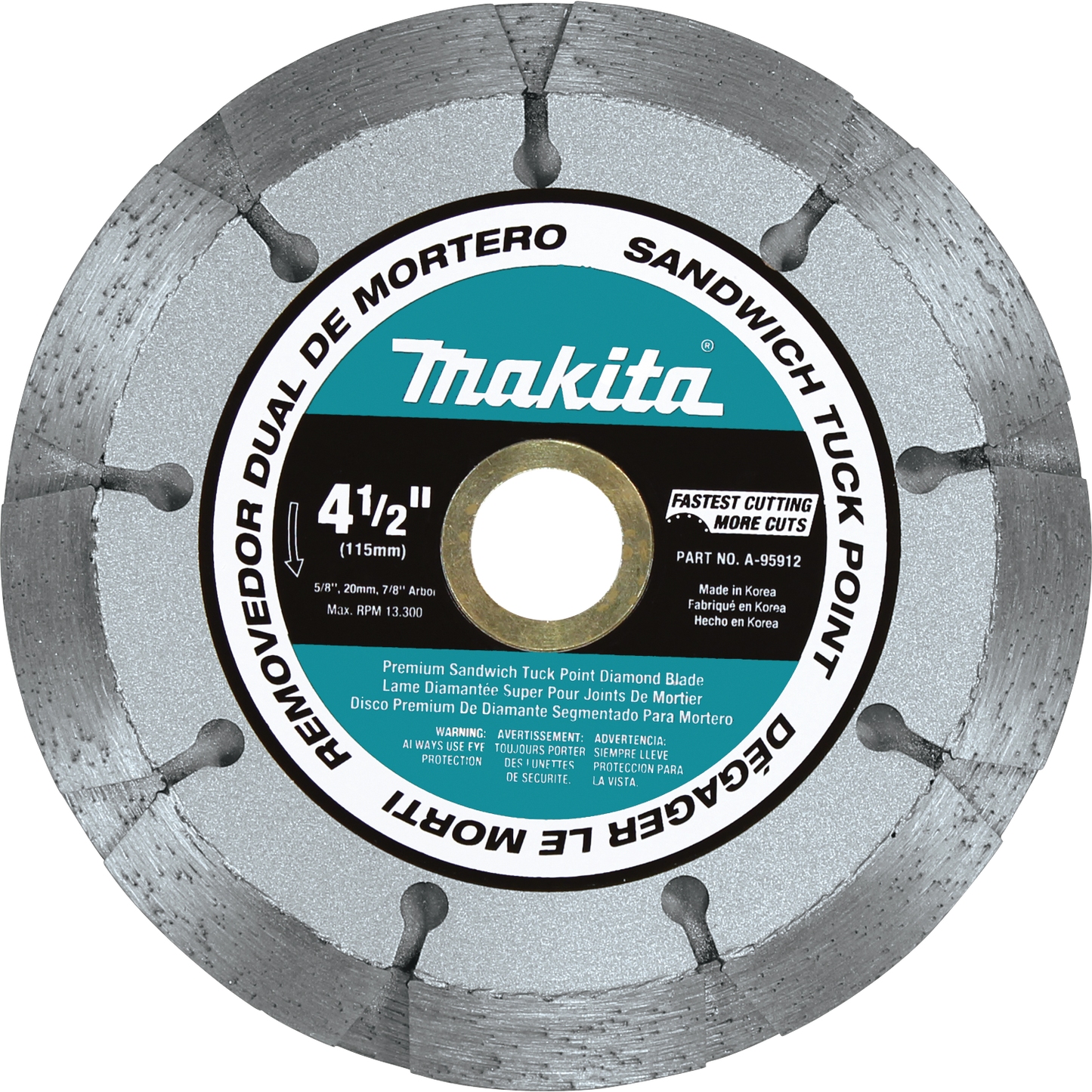 Dual Sandwich Diamond 4-1/2" Tuck Point Blade