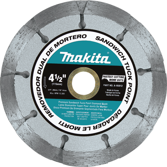 Dual Sandwich Diamond 4-1/2" Tuck Point Blade