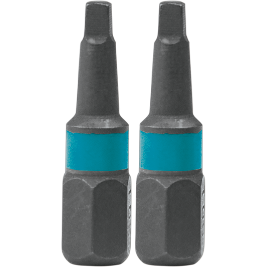 Square #1 Recess 1″ Insert Bit, 2/Pcs ImpactX™ Makita