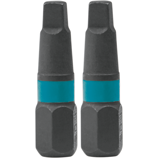Square #3 Recess 1″ Insert Bit, 2/Pcs ImpactX™ Makita