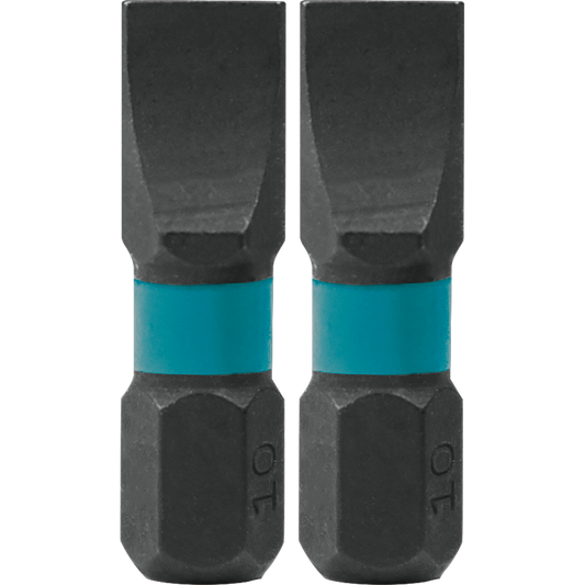 Slotted #10 x 1″ Insert Bit, 2/Pcs ImpactX™ Makita