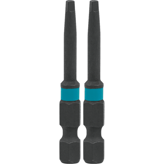 Square #1 Recess 2″ Power Bit, 2/Pcs ImpactX™ Makita