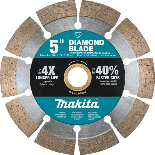 Diamond Blade, 5" Segmented, General Purpose Makita