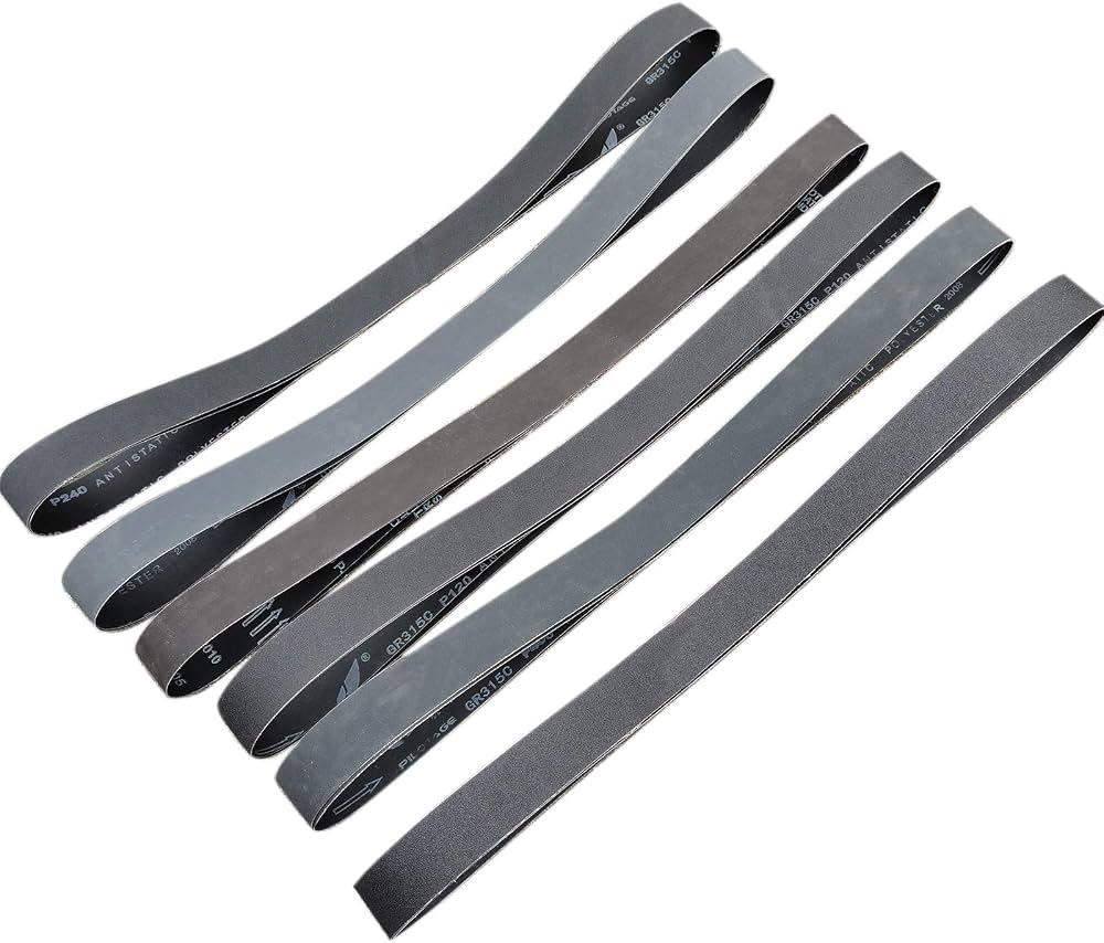 Silicon Carbide Sanding Belts Assorted 1 x 30 Inch