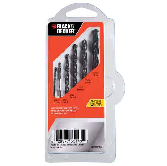 HSS Drill Bit Set By Black &  Decker