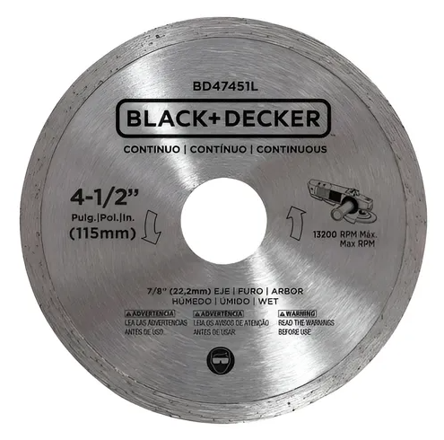 4 1/2" Diamond Disc (115mm) By Black & Decker