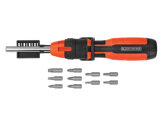 Multi-Bit Ratcheting Screwdriver Set
