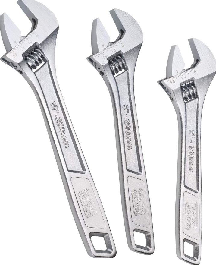 Ajustable Wrench Set By BLACK + DECKER