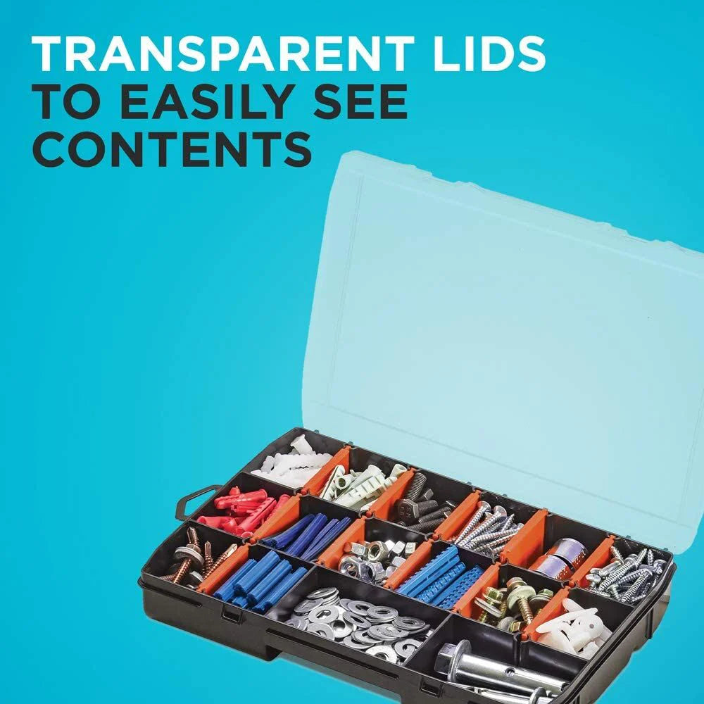 Organizer Box With Dividers Small Parts BLACK&DECKER