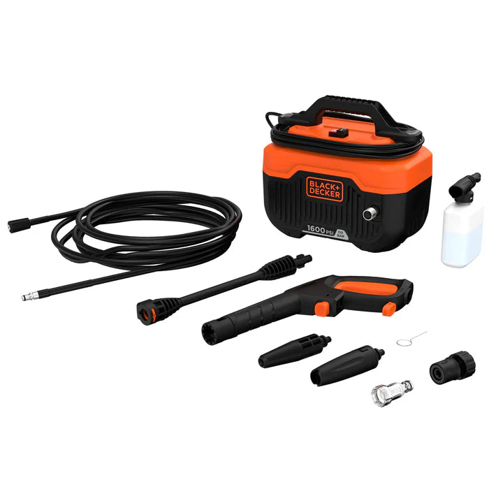Pressure Washer 1600 PSI/1300 Watts Black and Decker