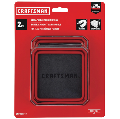 Collapsible Automotive Magnetic tray 2 -Pack