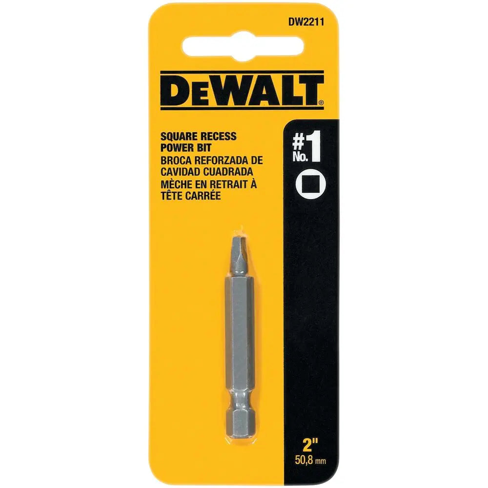 Square #1 X 2" Power Bit DEWALT
