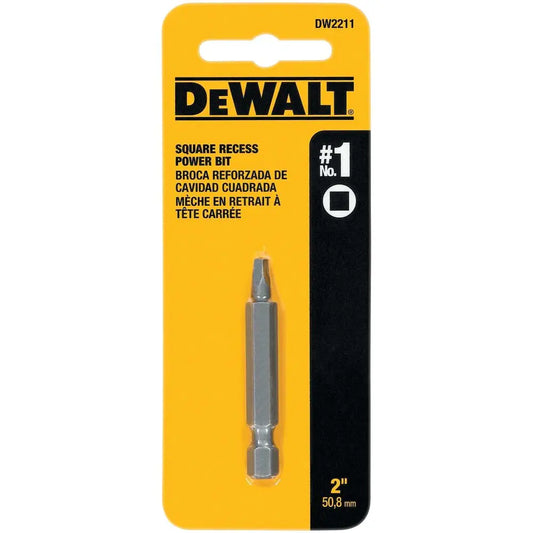 Square #1 X 2" Power Bit DEWALT