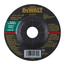 Metal Grinding Disc 4-1/2" X 1/4" X 7/8" Dewalt
