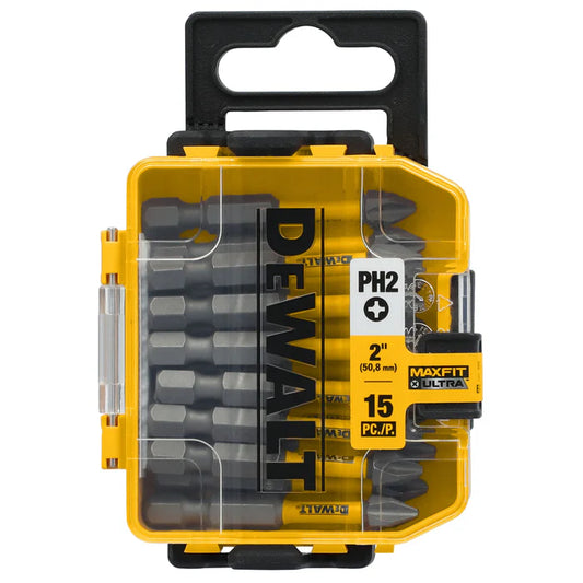 Phillips #2 X 2" Set 15 Pcs.  Dewalt