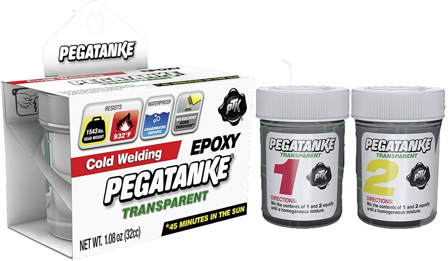 Transparent 2 Part Epoxy Resin PEGATANKE