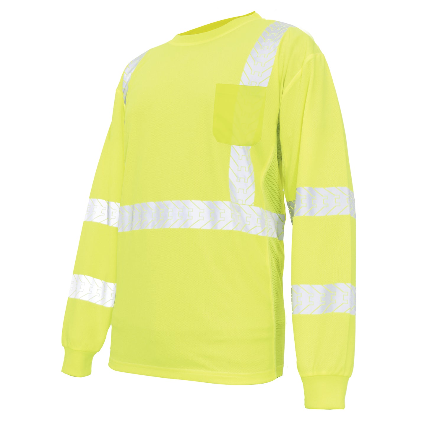 General Electric, HV Safety T-Shirt, Long Sleeve Reflective Tape