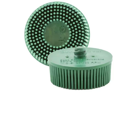 Bristle Disc 2" 50 Grit Abrasive Brush Green