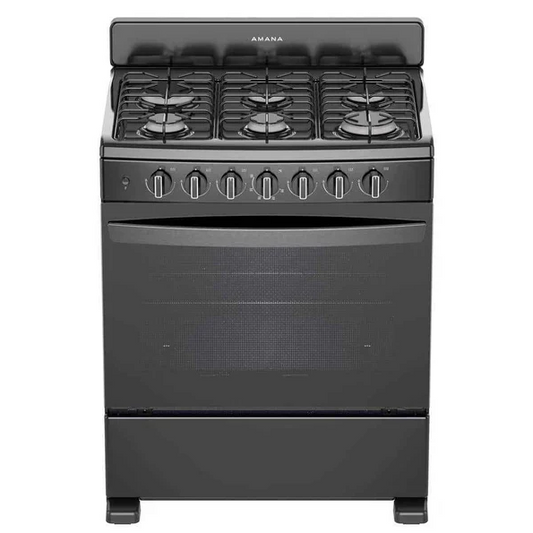 Amana 30" Black Gas Stove