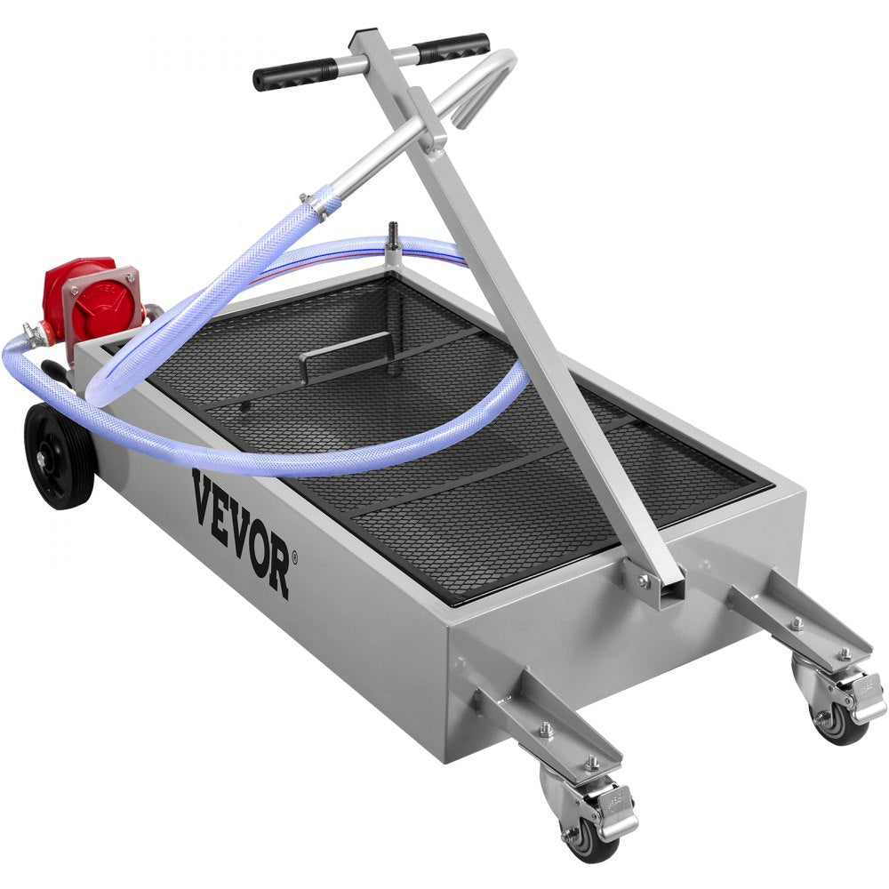 Oil Drain Pan 15 Gallon Oil Drain Tank, 57L Low Profile Oil VEVOR