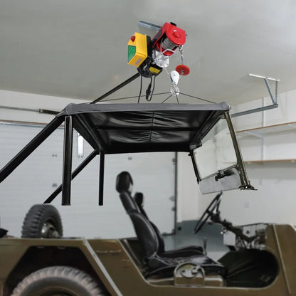 Electric Hoist 1760lbs with 14ft Wired Remote Control, Electric Hoist 110 Volt with 40ft VEVOR