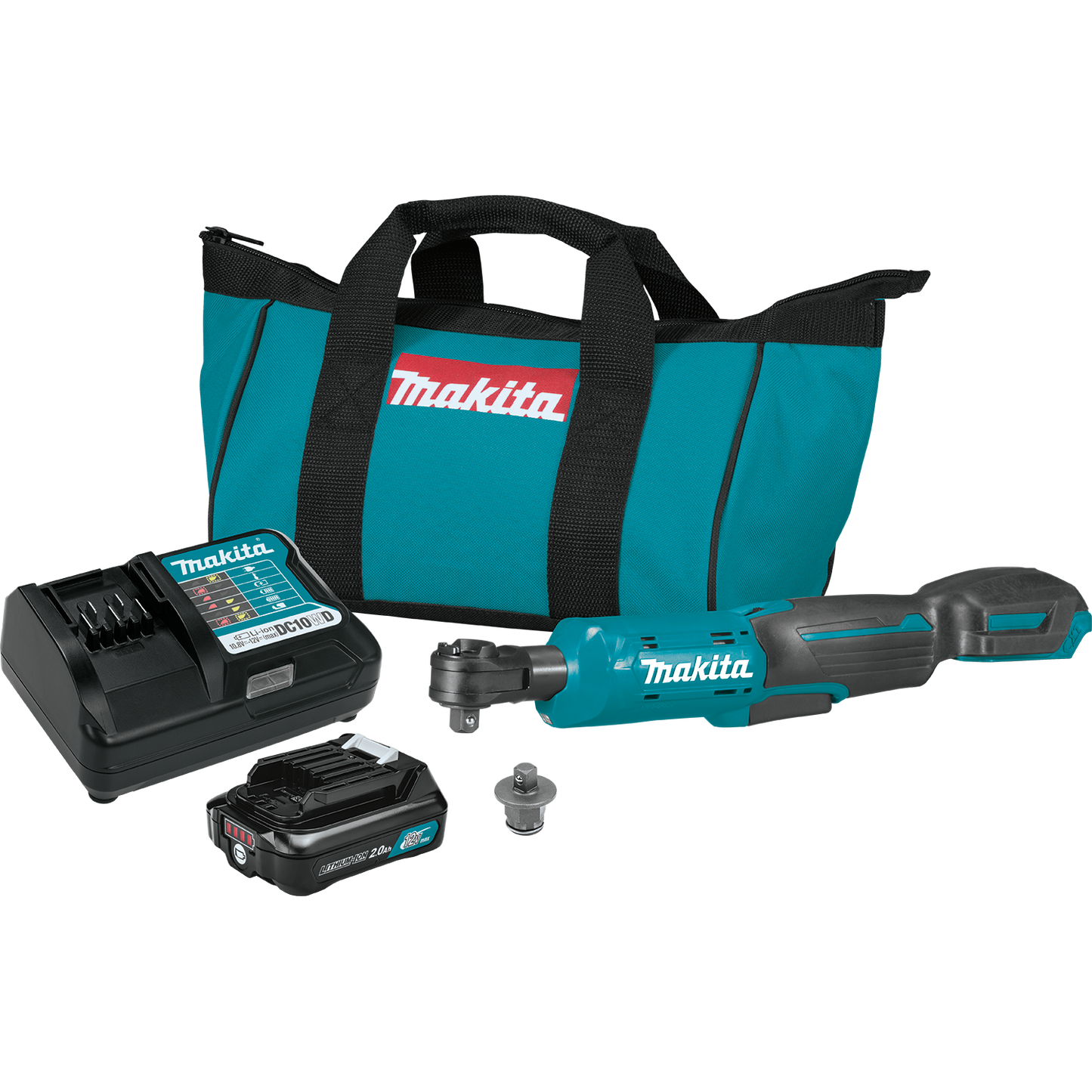 Ratchet Wrench 3/8" & 1/4" CXT® Litio‑Ion de 12V Max (2.0Ah) MAKITA