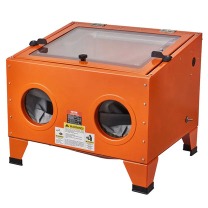 25 Gallon Sandblasting Cabinet, Portable Benchtop VEVOR