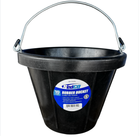 Heavy-Duty Masonry Rubber Bucket 11 QT.