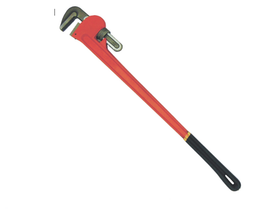 Heavy Duty Pipe Wrench with Foam Matte Grip Handle 48" Valley