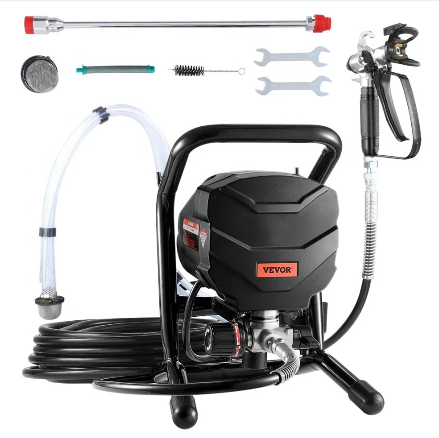 Stand Airless Paint Sprayer 3000PSI 650W Efficient Electric Airless Sprayer for Home