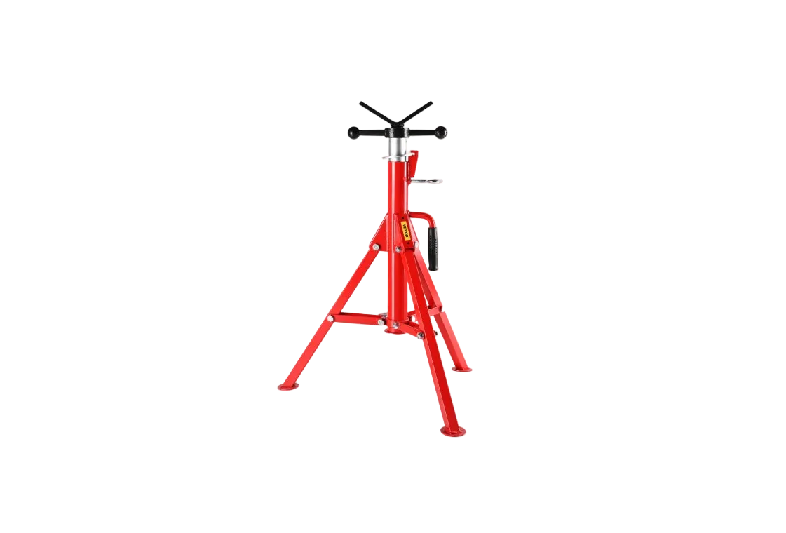 V Head Pipe Stand 1/8-12 inch Capacity, 24-42 inch Vevor