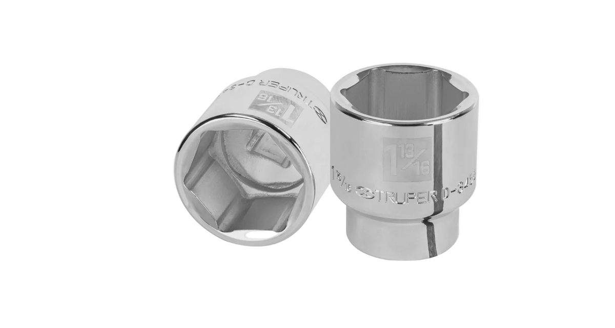 Socket 1-13/16", 6-Point, 3/4" Drive, TRUPER