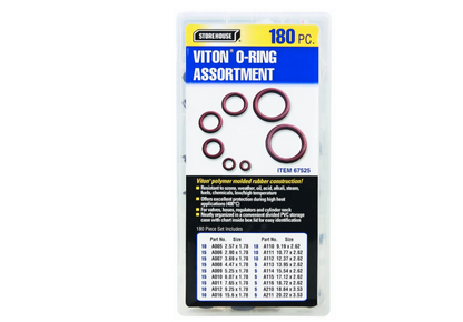 Viton O-Ring Kit, 180-Pc.