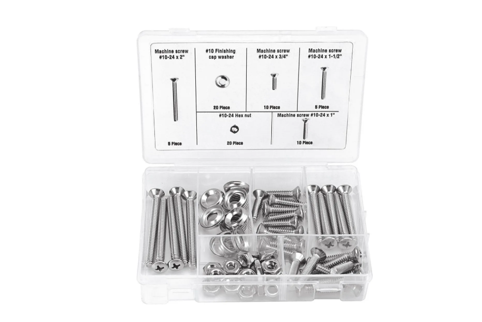 Stainless Steel Machine Screw Kit, 70-Pc.